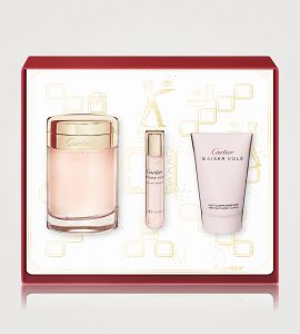 CARTIER BAISER VOLE SET EDP VAPO 100 + BODY MILK 100ML + VAPO SAC